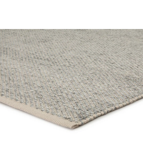 Jaipur Living Lamanda Indoor/ Outdoor Solid Light Gray/ Ivory Area Rug (8'X10')