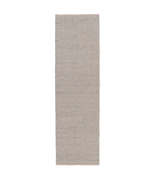 Jaipur Living Lamanda Indoor/ Outdoor Solid Light Gray/ Ivory Runner Rug 3'X10'