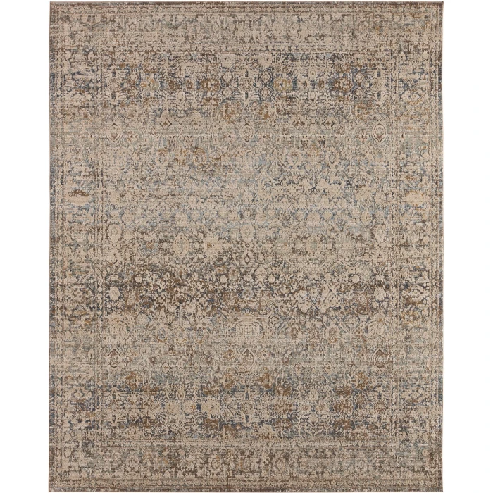 Jaipur Living Caelena Powerloomed Traditional Gray/Multicolor Area Rug (4'X6')