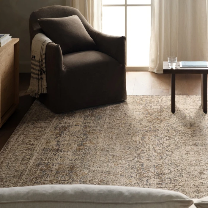 Jaipur Living Caelena Powerloomed Traditional Gray/Multicolor Area Rug (4'X6')