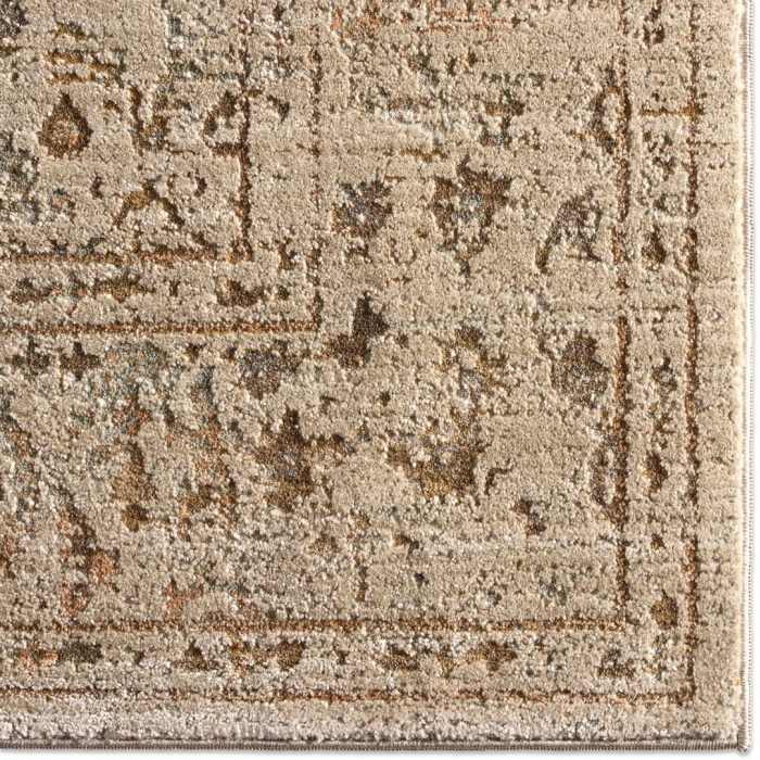 Jaipur Living Rosealyn Powerloomed Traditional Gray/Yellow Runner Rug (3'1"X9' RNR)