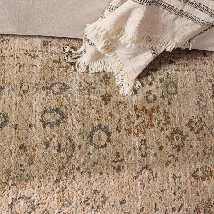 Jaipur Living Rosealyn Powerloomed Traditional Gray/Yellow Runner Rug (3'1"X9' RNR)