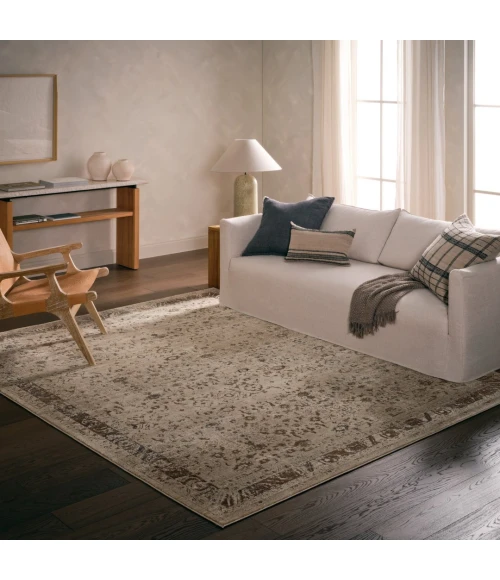 Jaipur Living Noelle Powerloomed Traditional Gray Area Rug (4'X6')