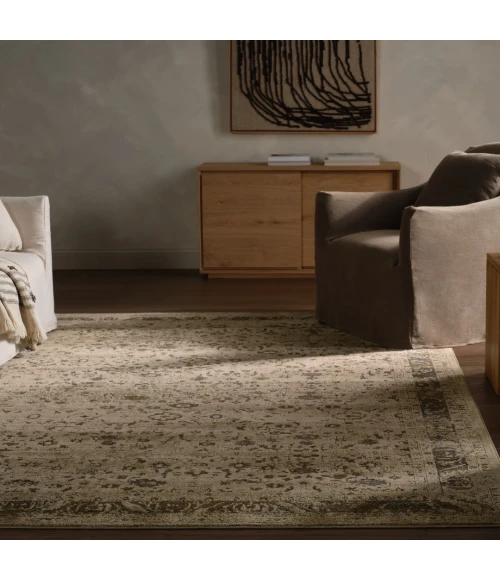 Jaipur Living Noelle Powerloomed Traditional Gray Area Rug (4'X6')