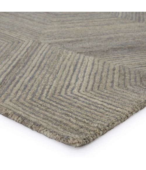 Verde Home by Jaipur Living Rome Handmade Geometric Gray Area Rug (5'X8')