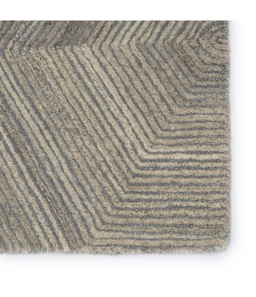 Verde Home by Jaipur Living Rome Handmade Geometric Gray Area Rug (5'X8')