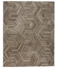 Verde Home by Jaipur Living Rome Handmade Geometric Brown/ Light Gray Area Rug (5'X8')