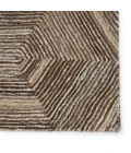 Verde Home by Jaipur Living Rome Handmade Geometric Brown/ Light Gray Area Rug (5'X8')