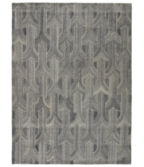 Verde Home by Jaipur Living Manhattan Handmade Trellis Gray Area Rug 6'X9'