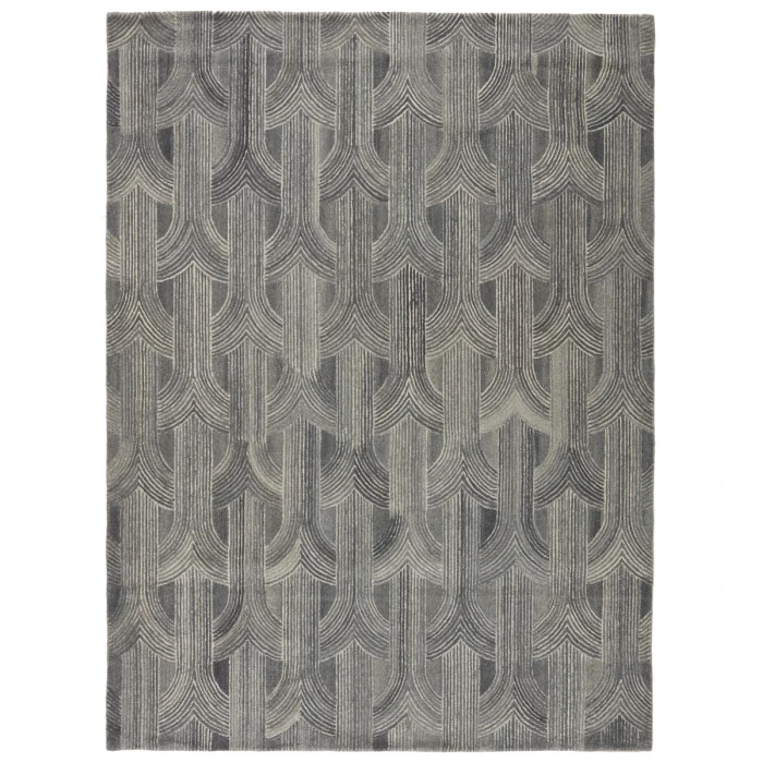 Verde Home by Jaipur Living Manhattan Handmade Trellis Gray Area Rug (5'X8')