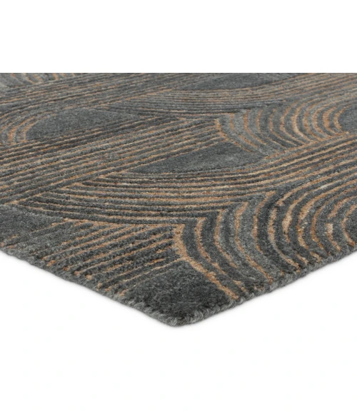 Verde Home by Jaipur Living Manhattan Handmade Geometric Slate/ Taupe Area Rug 8'X10'