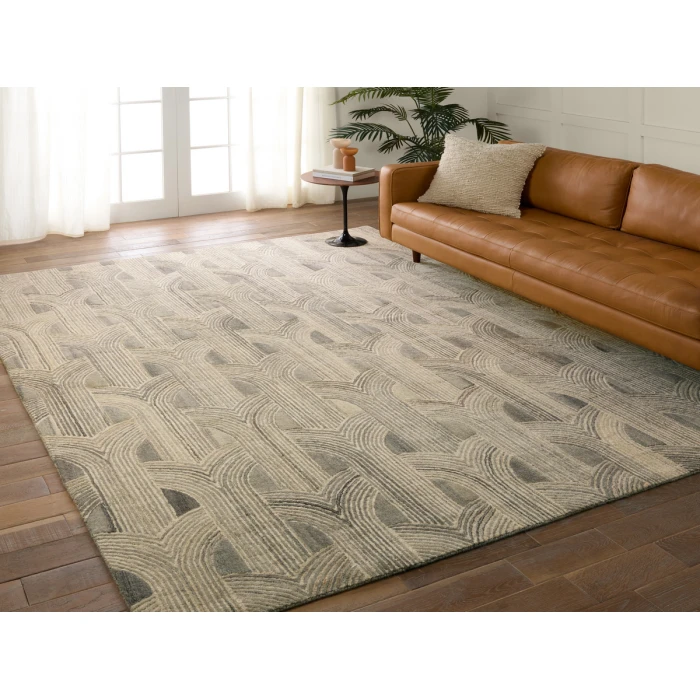Jaipur Living Pathwaysbyverde Home Gray PVH15 10 ft. X 14 ft. Rectangle Rug