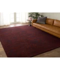Verde Home by Jaipur Living Rome Handmade Geometric Rust/ Navy Area Rug 5'X8'