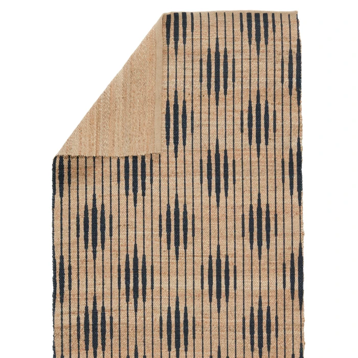 Jaipur Living Atolia Handmade Trellis Natural/ Navy Runner Rug 2'6"X9'