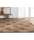 Jaipur Living Atolia Handmade Trellis Natural/ Navy Runner Rug 2'6"X9'