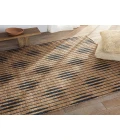 Jaipur Living Atolia Handmade Trellis Natural/ Navy Runner Rug 2'6"X9'