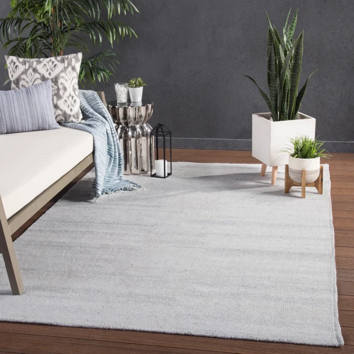 Jaipur Living Limon Indoor/ Outdoor Solid White Area Rug (2'X3')