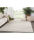 Jaipur Living Limon Indoor/ Outdoor Solid Ivory/ Gray Area Rug (2'X3')