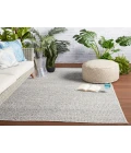 Jaipur Living Crispin Indoor/ Outdoor Solid Gray/ Ivory Area Rug (2'X3')