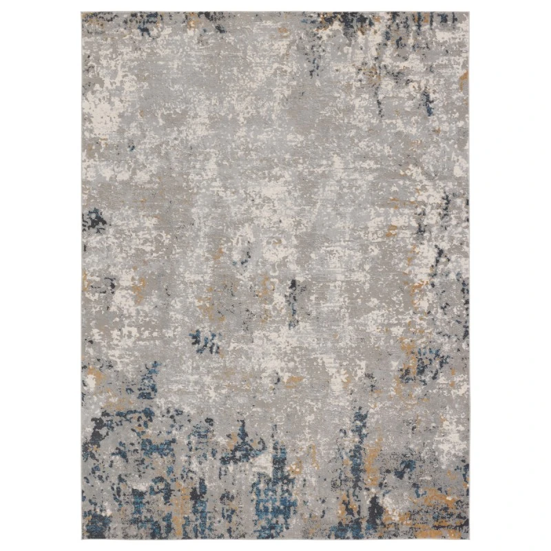 Jaipur Living Lancet Abstract Silver/Blue Area Rug 6'X9'