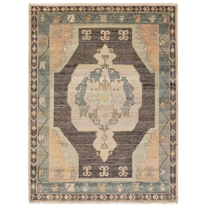 Jaipur Living Reza Charcoal REZ04 9 ft. X 12 ft. Rectangle Rug
