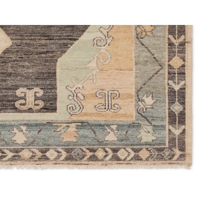 Jaipur Living Reza Charcoal REZ04 9 ft. X 12 ft. Rectangle Rug