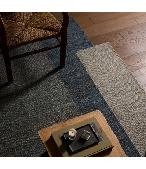 Jaipur Living Badal RFL01 Handwoven Color Block Tan/Brown Area Rug (6'X9' Irregular) Irregular