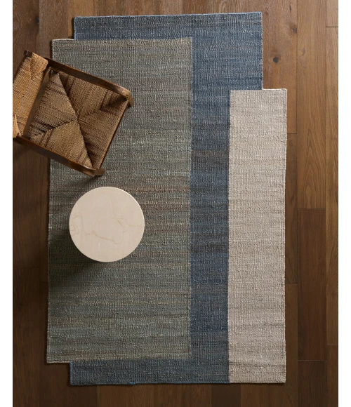 Jaipur Living Badal RFL01 Handwoven Color Block Tan/Brown Area Rug (6'X9' Irregular) Irregular