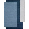 Jaipur Living Badal RFL02 Handwoven Color Block Blue Area Rug (6'X9' Irregular) Irregular