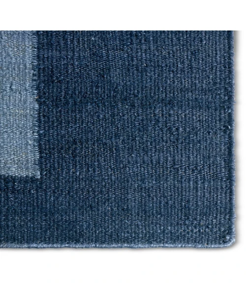 Jaipur Living Badal RFL02 Handwoven Color Block Blue Area Rug (8'6"X11'6" Irregular) Irregular
