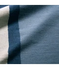 Jaipur Living Badal RFL02 Handwoven Color Block Blue Area Rug (8'6"X11'6" Irregular) Irregular