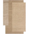 Jaipur Living Badal RFL03 Handwoven Color Block Tan Area Rug (4'X6' Irregular) Irregular