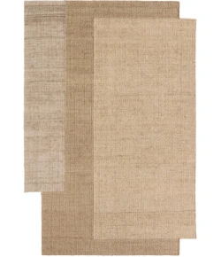 Jaipur Living Badal RFL03 Handwoven Color Block Tan Area Rug (18" Swatch) Irregular