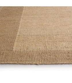 Jaipur Living Badal RFL03 Handwoven Color Block Tan Area Rug (18" Swatch) Irregular