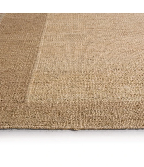 Jaipur Living Badal RFL03 Handwoven Color Block Tan Area Rug (4'X6' Irregular) Irregular