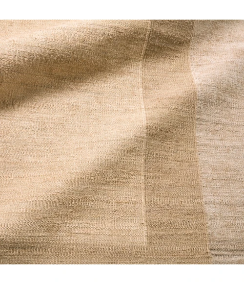 Jaipur Living Badal RFL03 Handwoven Color Block Tan Area Rug (4'X6' Irregular) Irregular