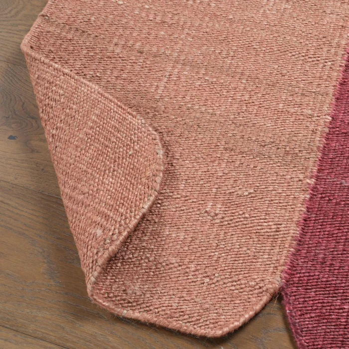 Jaipur Living Davi RFL04 Handwoven Color Block Red/Orange Area Rug (5'X8' Irregular) Irregular