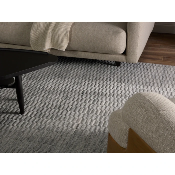 Jaipur Living Roan Gray ROA02 18 in. Swatch Square Rug