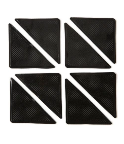 Jaipur Living Rug Padgies Rug Padgies RPG01 Black 3 in. X 6 in. Triangle Rug Pads 8-Pack