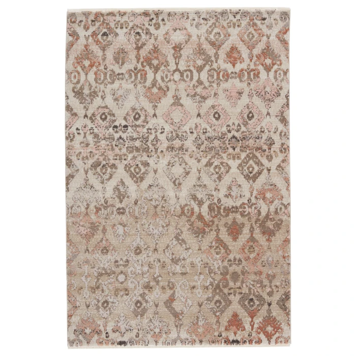 Nikki Chu by Jaipur Living Asani Ikat Tan/ Light Pink Area Rug (5'X7'6")