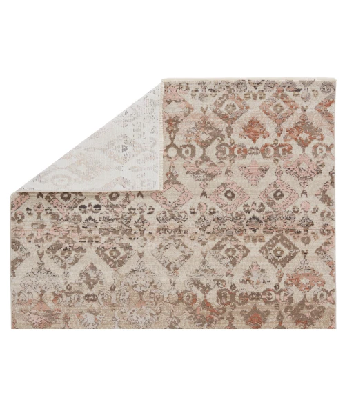 Nikki Chu by Jaipur Living Asani Ikat Tan/ Light Pink Runner Rug (2'6"X8')
