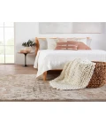 Nikki Chu by Jaipur Living Asani Ikat Tan/ Light Pink Runner Rug (2'6"X8')