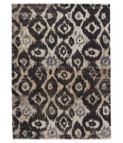 Jaipur Living Sanaa By Nikki Chu Black SBC03 18 in. Swatch Square Rug