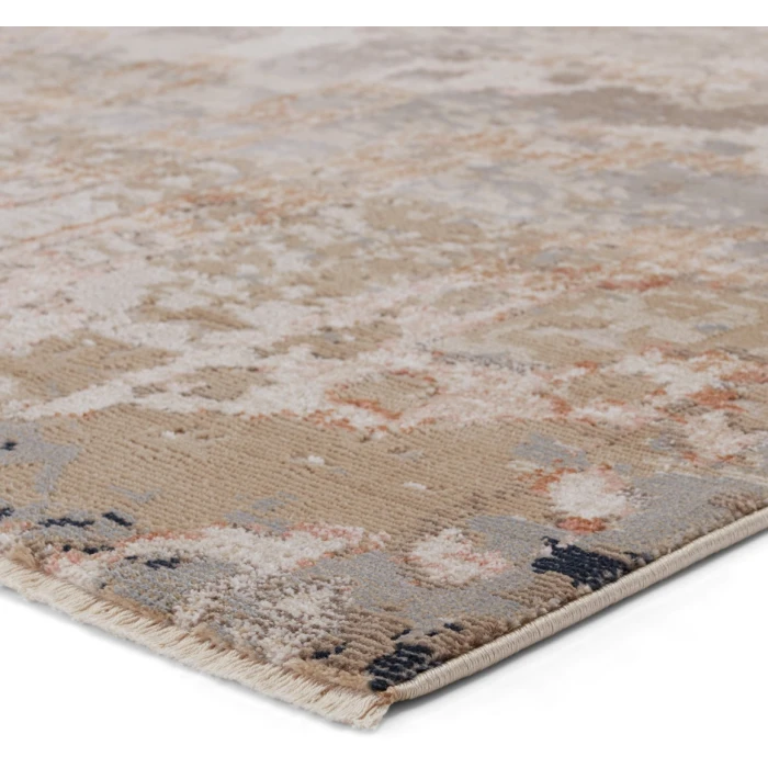 Nikki Chu by Jaipur Living Yarden Medallion Tan/ Gray Runner Rug (2'6"X8')