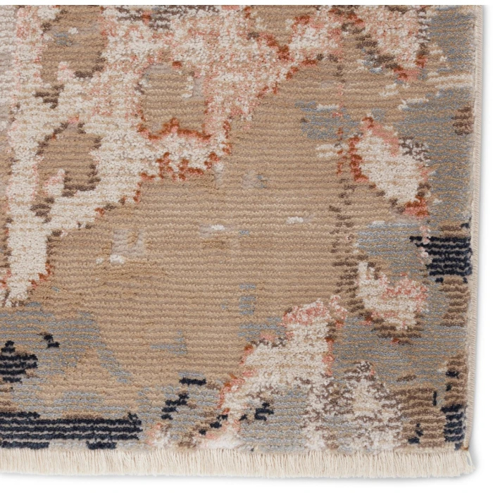 Nikki Chu by Jaipur Living Yarden Medallion Tan/ Gray Runner Rug (2'6"X8')