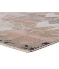 Nikki Chu by Jaipur Living Zevi Chevron Beige/ Light Pink Area Rug (9'6"X12'7")