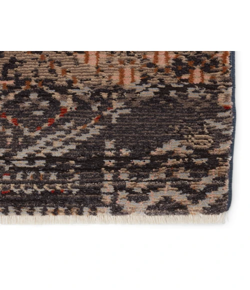 Nikki Chu by Jaipur Living Tamari Tribal Black/ Light Pink Runner Rug (2'6"X8')