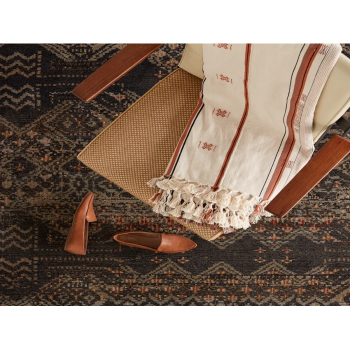 Jaipur Living Sanaa By Nikki Chu Black SBC10 18 in. Swatch Square Rug