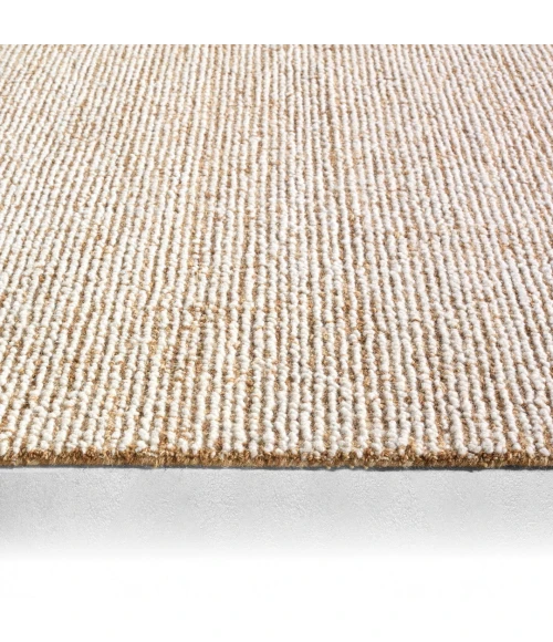 Label J Korvain SBL01 Tufted Solid Yellow/Ivory Area Rug (7'9"X9'9")