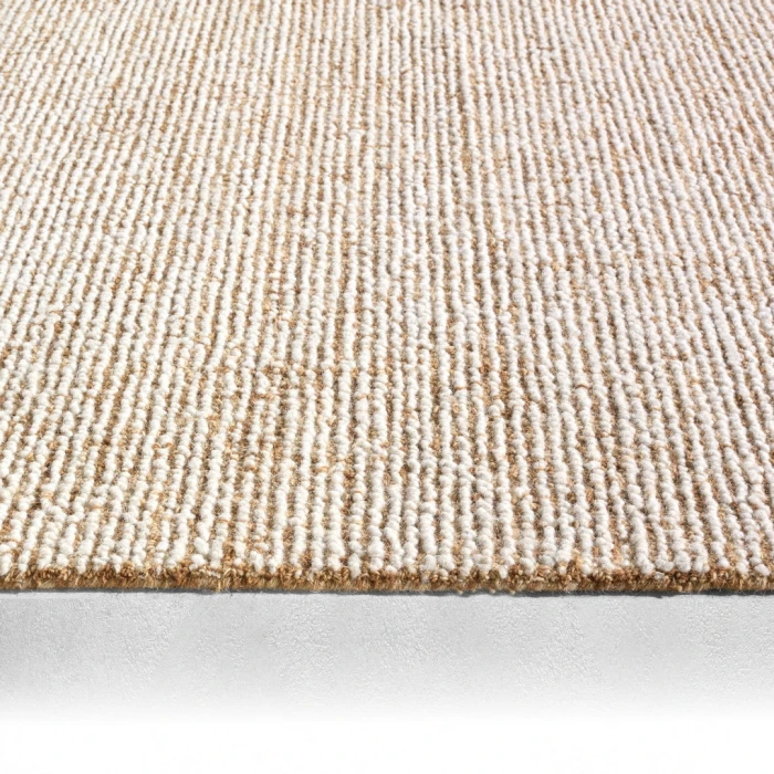 Label J Korvain SBL01 Tufted Solid Yellow/Ivory Area Rug (8'6"X11'6")